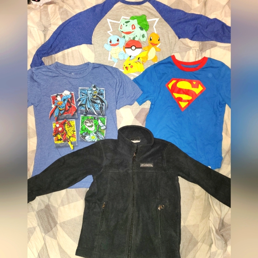 Columbia jacket and shirt bundle